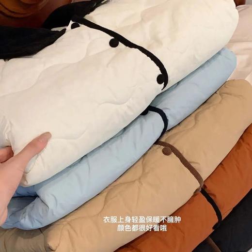 伊格丽撞色翻领棉服 | 宽松版型，但不蓬松，款式减龄有层次感，面料轻盈保暖，不臃肿【3-5天发货】 商品图5