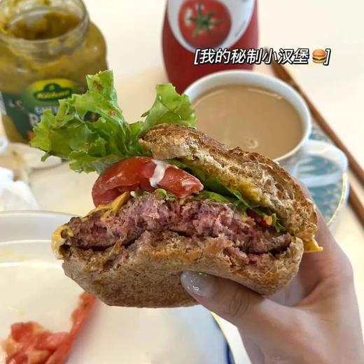 南鲜港湾原切和牛牛肉饼（18片） | 澳洲原切和牛做的肉饼，滑嫩鲜美、汁水充盈，看到就流口水 商品图2