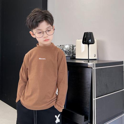 【💥29.9 元 3 件】📣直接卷底价💥儿童半高领德绒打底衫，软糯亲肤，校服里面必备内搭店★为爱严选 商品图3