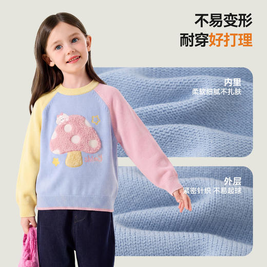 【女童毛衣合集】嘟嘟家女童毛衣冬季女孩保暖针织衫冬装儿童长袖童装潮★嘟嘟家 商品图3