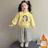 童洛萌女童加绒套装冬季新款儿童卫衣卫裤两件套80-150★娃娃优选 商品缩略图1