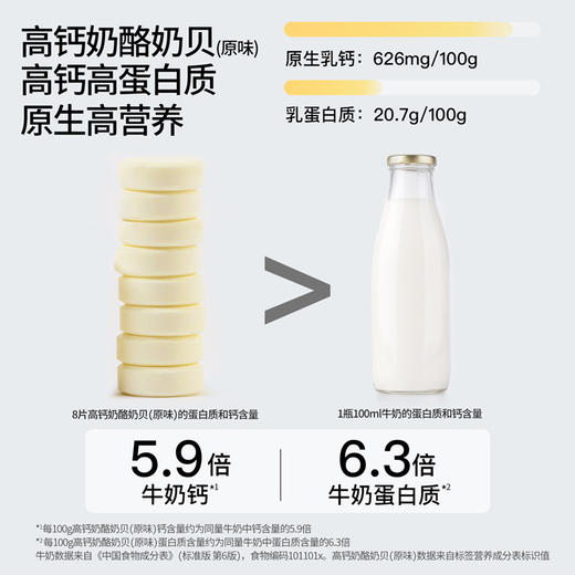 【奶酪博士】高钙奶酪奶贝45g*3袋  五大0添加 宝宝零食 商品图7
