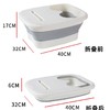 【可折叠带盖足浴盆】家用硅胶泡脚桶 加厚便携带按摩点省空间可收纳洗脚盆 zc★我有好货 商品缩略图4