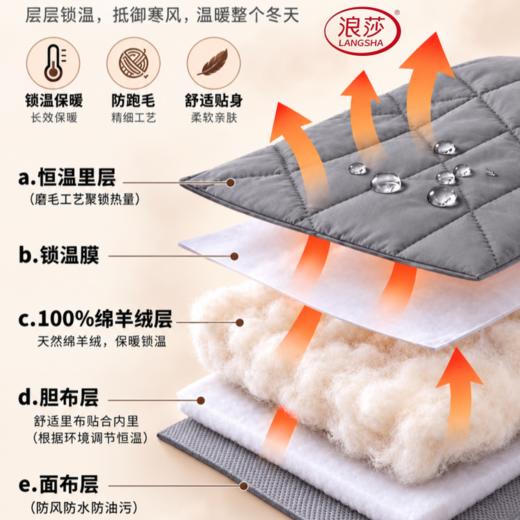 热卖中！浪莎羊毛二两防寒裤 防风 防污 放泼水！ 商品图1