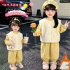 童洛萌女童冬季毛毛马甲套装长袖长裤三件套2026新款加绒卫衣卫裤80-150 商品缩略图0