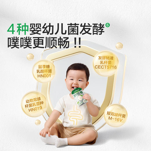 【宝宝馋了】婴幼儿酸奶（原味/黄桃味/西梅味/草莓味） 拒绝复原乳 送6月+宝宝辅食食谱 商品图2