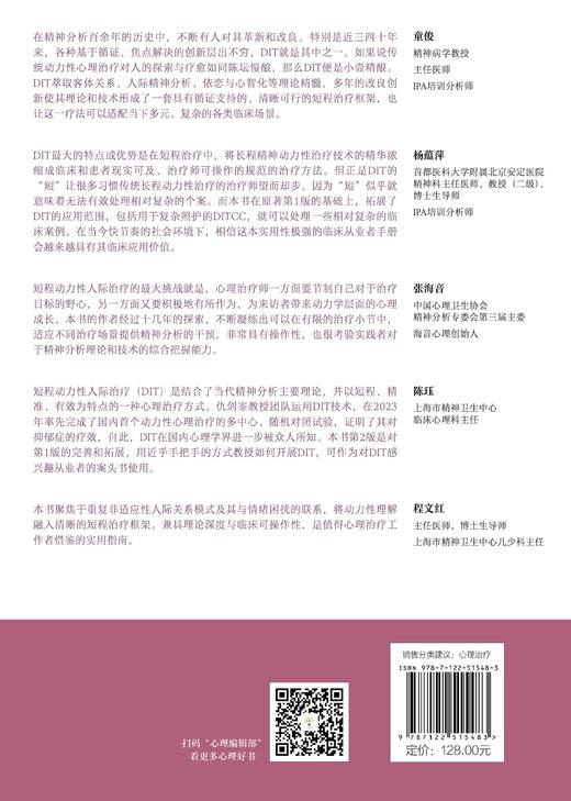 短程动力性人际治疗：临床从业者手册（原著第2版） 商品图1