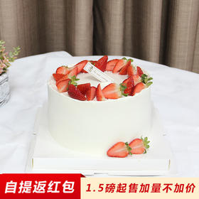 【水果蛋糕】白雪莓莓（自提返红包）