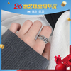 编织做旧复古泰银925戒指 商品缩略图3