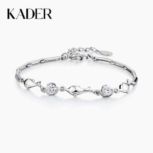 KADER海豚湾纯银手链女夏ins小众设计感简约2022年新款生日礼物 商品图0