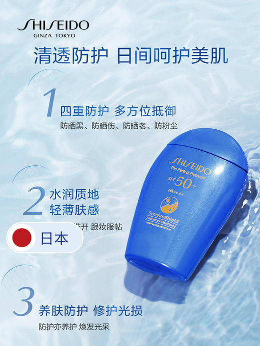 SHISEIDO资生堂 蓝胖子防晒SPF50+PA++++ 50ml（清爽版） 商品图1