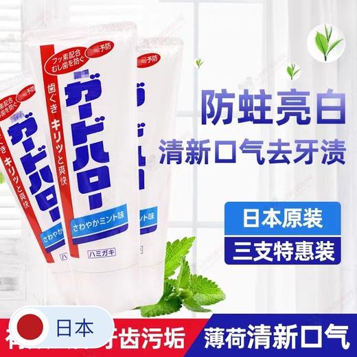 【3支装】Guard Halo大白成人牙膏 165g/支 商品图0
