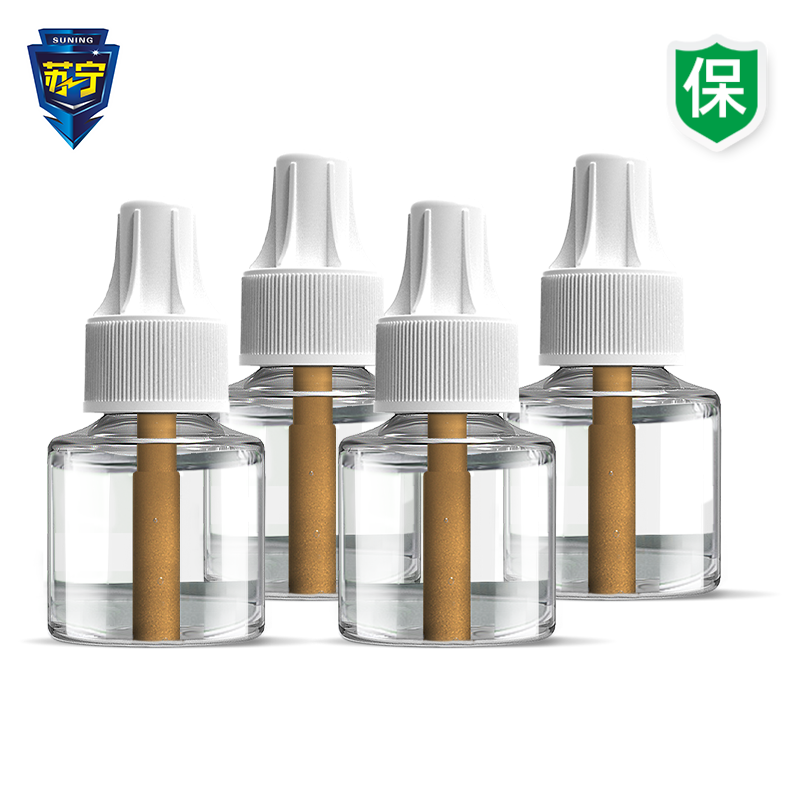 【极速发货】苏宁电热蚊香液驱蚊室内无味孕婴宝宝家用补充液插电式灭蚊器套装