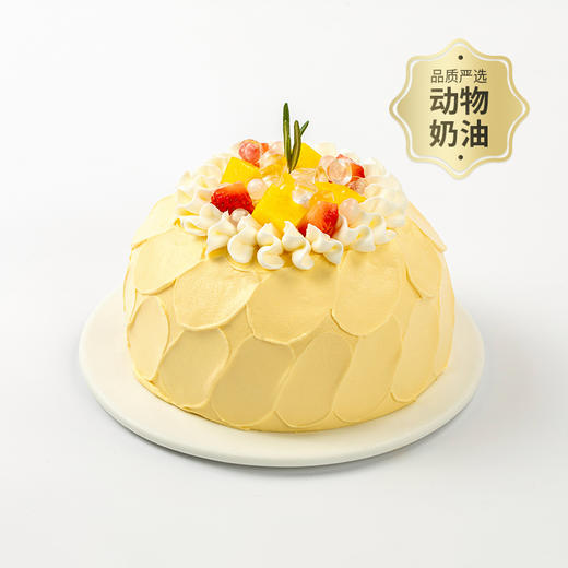 【限时特惠69.9元】杨枝甘露爆爆 爆浆流心6英寸杨枝甘露爆爆下午茶， 清爽酸甜的杨枝甘露+爽脆椰肉爆爆，口味经典！（青州幸福西饼蛋糕） 商品图0