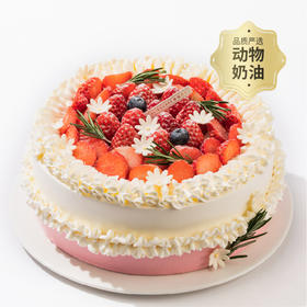 【草莓蛋糕销量NO.1】莓莓圆舞曲蛋糕，新鲜草莓&甜润，口感丰富（佛山+幸福西饼蛋糕）