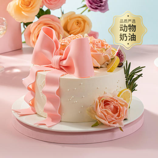 【98%的女神都喜欢】花样年华蛋糕-女神节限定款，蝶与花送来春日祝福，鲜果缤纷，口感丰富！（1P139.9  2P159.9） 商品图0