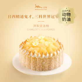 【洋梨夏洛特】冰淇淋蛋糕 清新香甜 柔软细腻 （海口幸福西饼蛋糕）