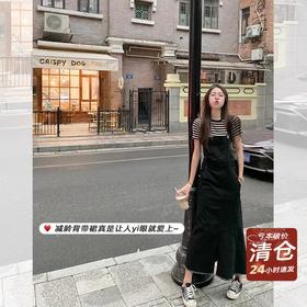 拍照嘎嘎出片的减龄牛仔背带裙！