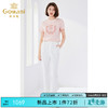 Gowani/乔万尼短袖女t恤2024新款高端大牌真丝混纺EM2C843102 商品缩略图0