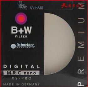 狼族优选丨B+W 超薄多层 UV镜 XSP MRC NANO薄纳米涂层滤镜
