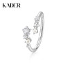 KADER卡蒂罗 璀璨星光戒指 925银闪耀流星璀璨吸睛开口可调节女戒一只 仙气百搭约会穿搭配饰 闺蜜款礼物礼盒装 商品缩略图0