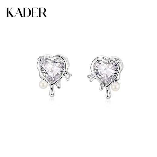 KADER卡蒂罗  925银轻奢时尚经典百搭设计耳饰 甜美可爱浪漫吸睛约会穿搭配饰 闺蜜款礼物礼盒装 商品图0