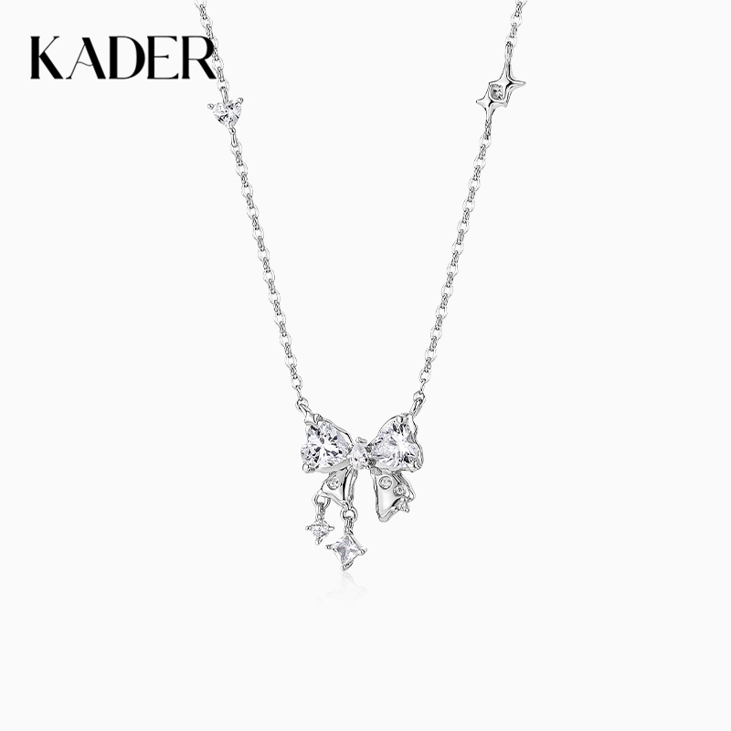 KADER卡蒂罗 心动甜梦项链女 925银轻奢小众2023新款夏锁骨链高级感配饰 送女友 送闺蜜 送礼