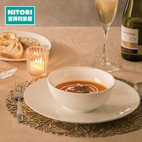 轻量骨瓷 螺纹碗6.5英寸双耳