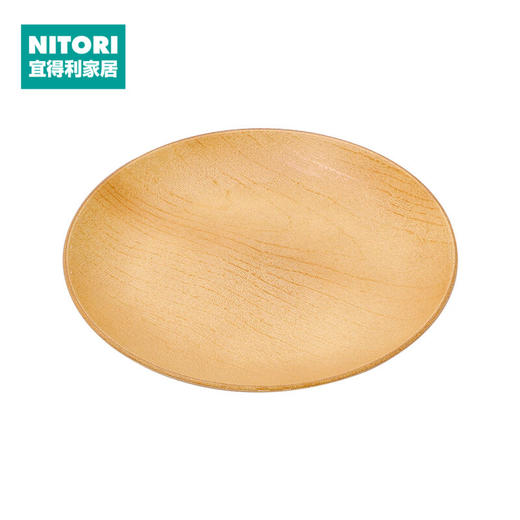 餐具多尺寸餐盘菜盘汤盘圆盘木纹 两面拨水加工 商品图0