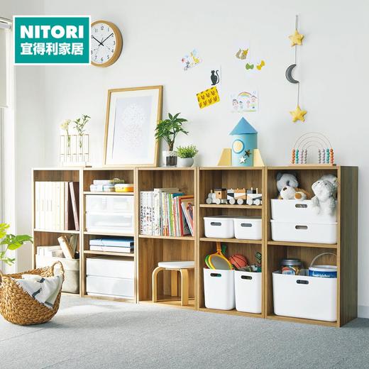 Nclick 收纳柜 2/3层 常规/宽 附加层板 白色/浅棕/中棕 商品图0