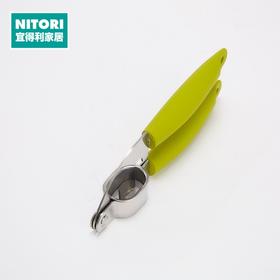 不锈钢彩柄压蒜器-绿色