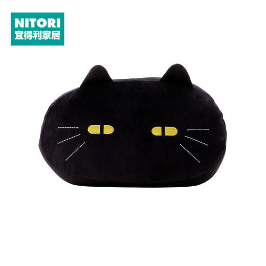 居家客厅卧室抱枕办公 舒柔质感抱枕 黑猫/灰猫 商品图0