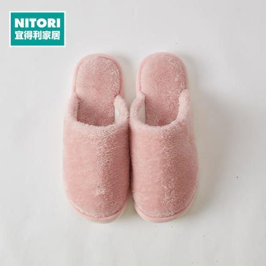 素色毛绒拖鞋 商品图0