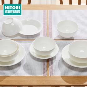 4人用10头骨瓷餐具套装 麦穗浮雕