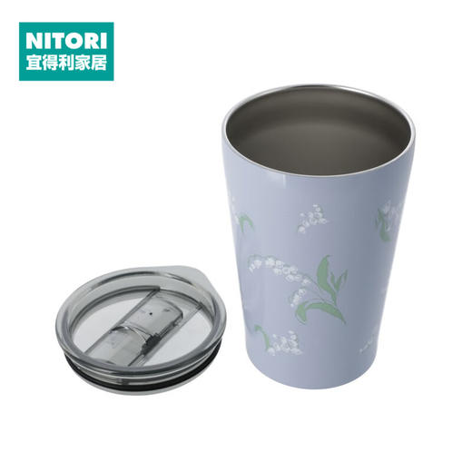 带盖不锈钢杯 3WAY  470ml 白色/粉色/铃兰 商品图0