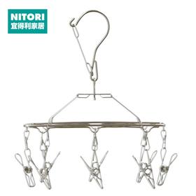 不锈钢晾衣夹8夹 LZ