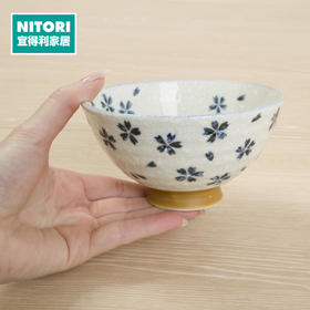 日本制 漫天樱美浓烧 蓝色 大饭碗/特大饭碗