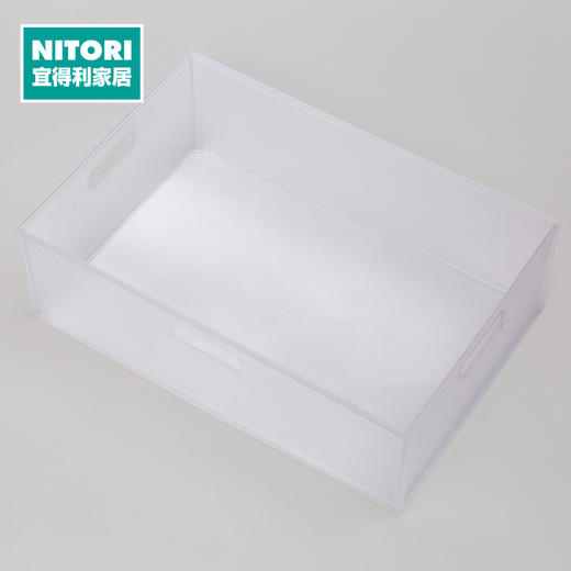 Ｎ（Ｗ）塑料收纳篮 HALF -CL 商品图0