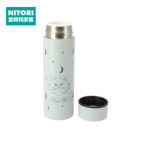 口袋杯 160ml 猫/线花/银色/白色 小保温杯 商品图0