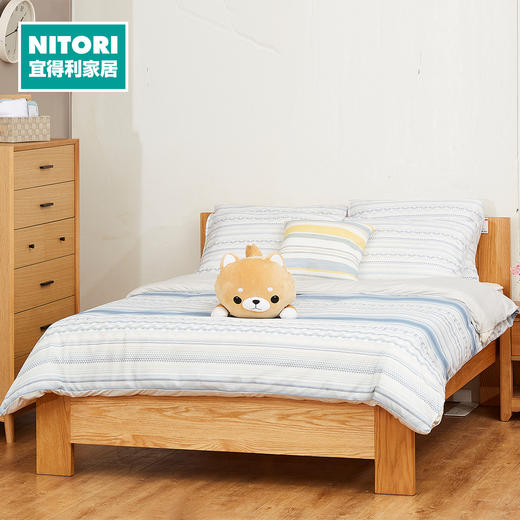 【家具】木床  N茉莉 浅棕色/中棕色  单人/双人/大双人 商品图0