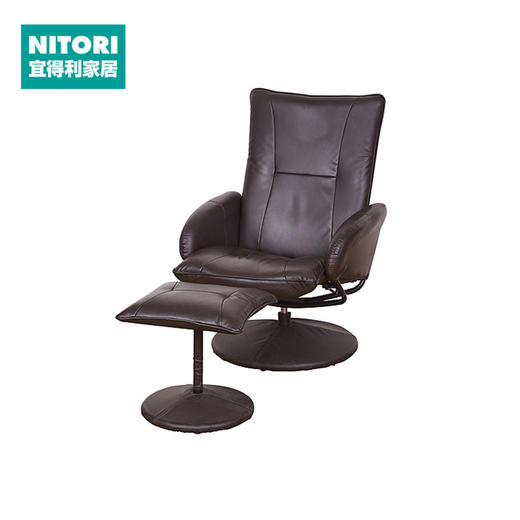 【家具】休闲椅 哈姆2 深棕色（需自行安装） 商品图0