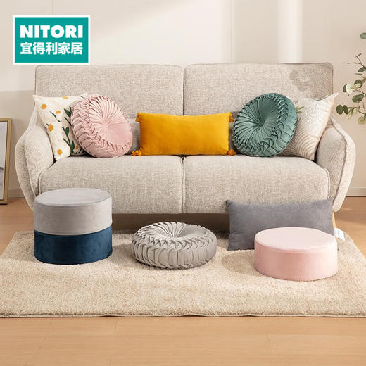 腰枕 雪伊 30x58cm 灰色 商品图0