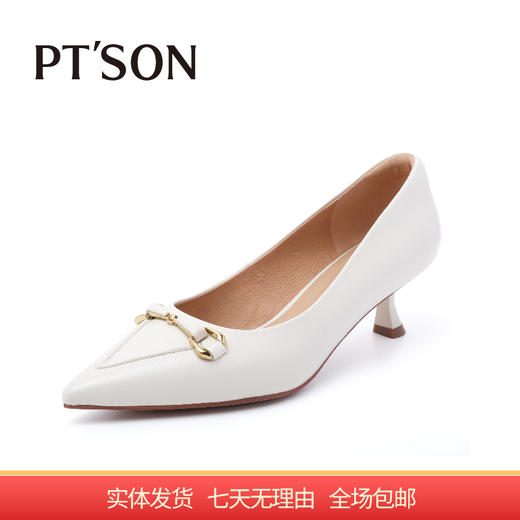 【自营】PT'SON/百田森  羊皮革女鞋 PYQA8160 商品图0