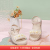 【自营】哈森 夏季珍珠纱网花朵装饰一字带公主风凉鞋 TM232402 商品缩略图0