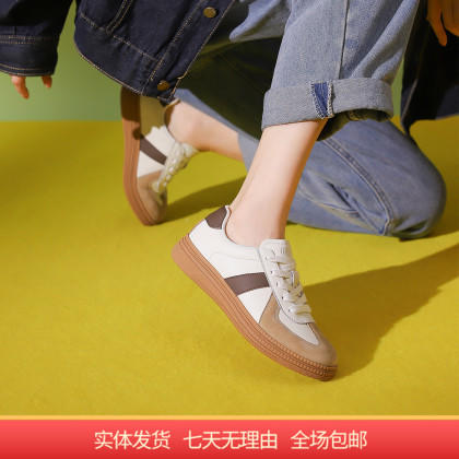 【自营】哈森 24德训鞋复古休闲运动女鞋 HC241608 商品图0
