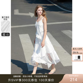 梦幻小白裙实拍