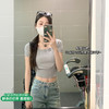 <曾小咸推荐>现货秒杀！最后一波 ！【悠闲周末】3色方领针织短袖 日常99.99 立降50 秒杀49.99 ！ 商品缩略图1