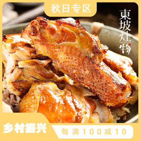 买3送1「山东诸城名吃」东坡烤鸡背鸡架 300g/只盒装 传统工艺 腌煮晾烤 香而不腻 开袋即食