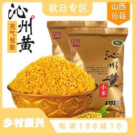 *山西玖品沁州黄小米充氮袋装500g*2