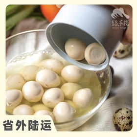 生态去壳鹌鹑蛋罐头（临期8折） | 绿家自产*Ecological canned shelled quail eggs | Self-production